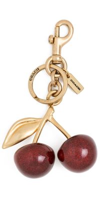 Coach Resin Cherry Bag Charm Red Apple One Size