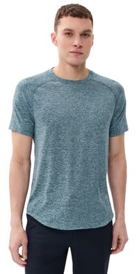 Rhone Atmosphere Tee Cape Blue Heather M