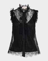 Sleeveless Lace Blouse with Cami