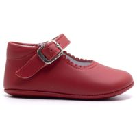 Boni & Sidonie - Chausson cuir fille - Taille 20 - Rouge