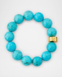 Turquoise Statement Stretch Bracelet