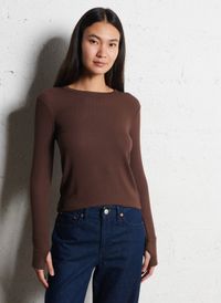 Ba&sh - Tee-shirt droit col rond - Taille 3 - Noir