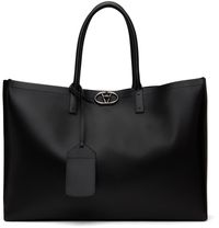 Valentino Garavani Black VLogo 'The Bold Edition' Tote