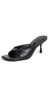 SIMKHAI Carey Leather Mules Black 40