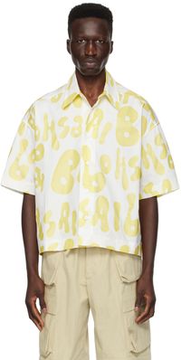 Bonsai White & Yellow Printed Shirt