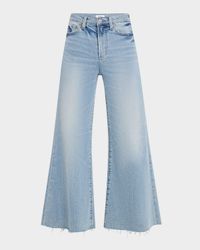 Izzy Mid-Rise Wide-Leg Crop Jeans