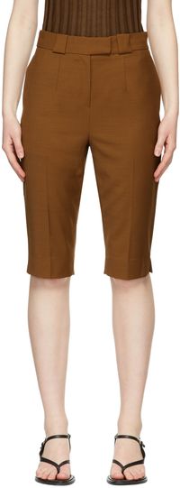 LVIR Short brun en laine