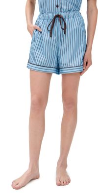 Hommey Sleep Shorts Ice Chocolate Stripes M