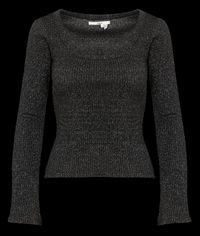 Ba&sh - Top manches longues côtelé - Taille 3 - Argent