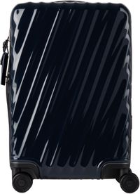 Tumi Valise de cabine déployable International bleu marine à quatre roulettes