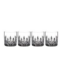 Lismore Straight-Sided Double Old-Fashioned Glasses, Set of 4