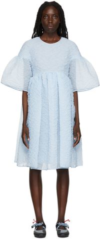 Cecilie Bahnsen Blue Florette Minidress