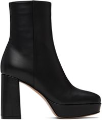 Gianvito Rossi Black Daisen Boots