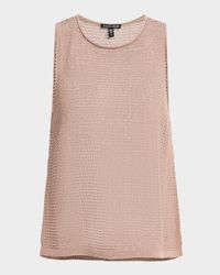 Sleeveless Organic Cotton Cord Sweater