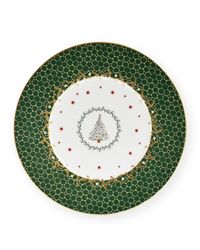Noel Green Tree Salad Plate, 8.5"