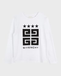 Boy's 4G Logo-Print T-Shirt, Size 8-14