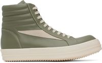 Rick Owens Baskets montantes rétro vertes - Hollywood