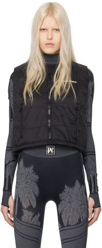 Palm Angels Veste noire à logo