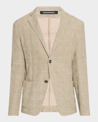 Men's Cotton Knit Textured Sport Coat