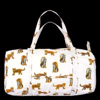 Lucas Du Tertre - Sac à langer imprimé floral en coton - Taille Unique - Blanc