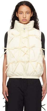 Sandy Liang Veste Patro blanc cassé