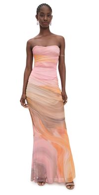 Retrofête Isadore Dress Contour Brushstroke XL