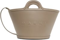 Marni Taupe Small Tropicalia Tote