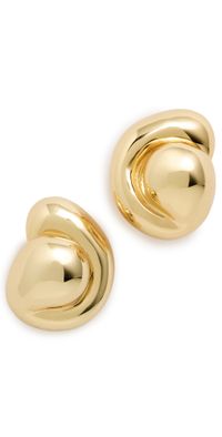 LELET NY Quinn Twist Earrings Gold One Size