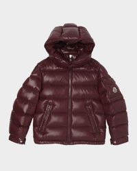 Boy's Maya Hooded Short Down Jacket, Size 8-10