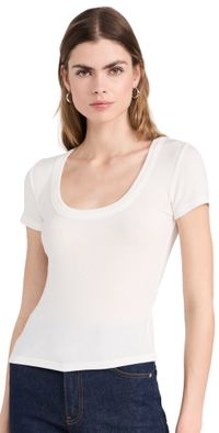 FRAME Rib Baby Tee Fatigue XL