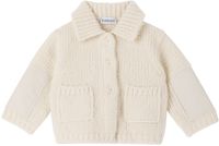 Burberry Bébé | Manteau blanc à logo EKD
