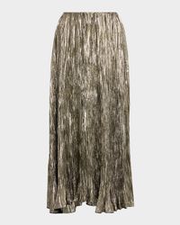 Elsa Pleated Maxi Skirt