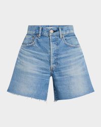 Harbeson High-Rise Denim Shorts