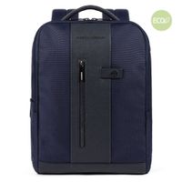 Piquadro - Sac à dos porte-ordinateur et porte-ipad en tissu - Taille Unique - Bleu