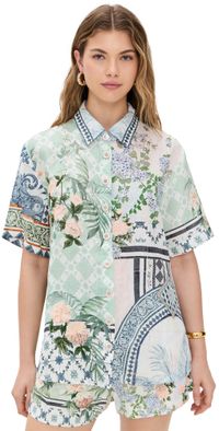 Camilla Classic Shirt Jardim Party XS