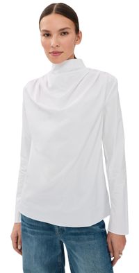 Kallmeyer Penelope Draped Blouse White 8