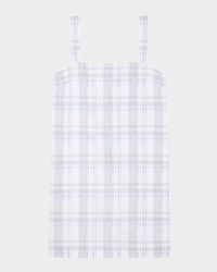 Plaid Mini Shift Dress