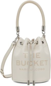 Marc Jacobs Sac seau 'The Bucket' blanc en cuir