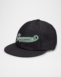 Men's Denim Logo Baseball Cap