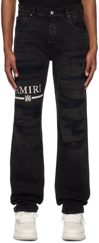 AMIRI Jean noir à logo