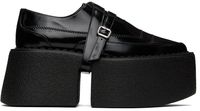 SHANG XIA SSENSE Exclusive Black Superstack Oxfords