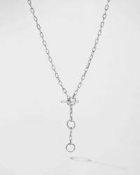 DY Madison Three-Ring Chain Necklace, 17"