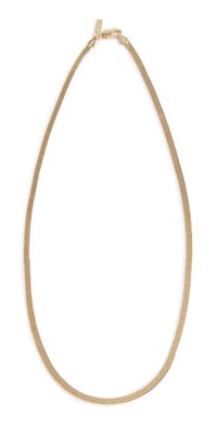 By Adina Eden Adina's Herringbone Necklace Gold One Size