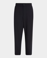Men's Wool Crepe Trousers