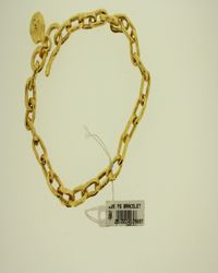 22K YG BRACELET CADENE 17 FI