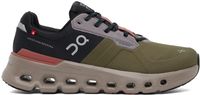 On Baskets imperméables Cloudrunner 2 kaki et noir