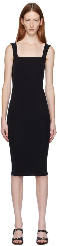FLORE FLORE Robe midi Nur noire