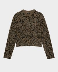 Matilda Spotted Crewneck Cardigan