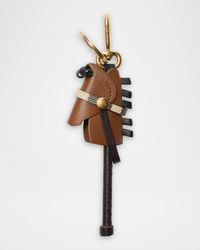 Hobby Horse Leather Bag Charm