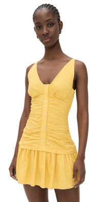 Ramy Brook Maggie Dress Lemon Drop M
